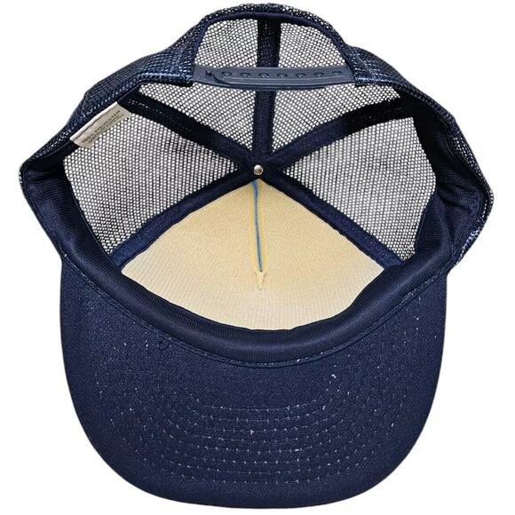 Vintage Golf Excuses Snapback Trucker Hat Blue Mesh Back Cap Two-tone High Crown - Picture 7 of 10
